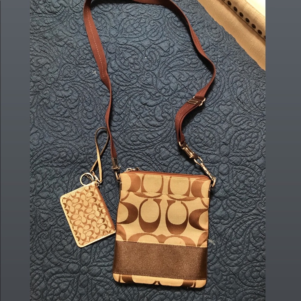 Coach Crossbody with Wristlet